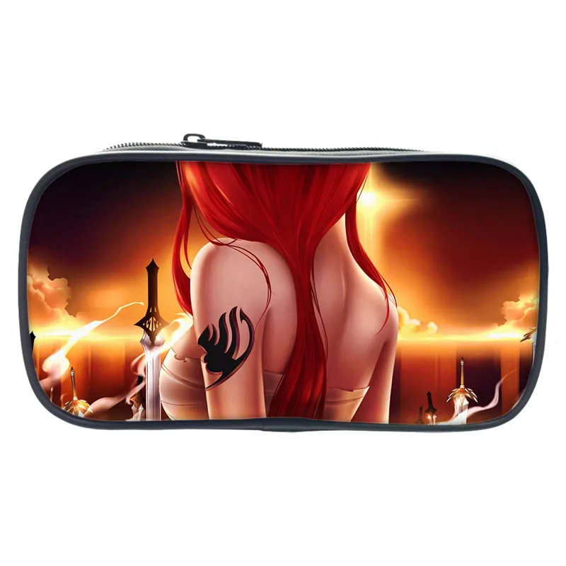 Fairy Tail ручка сумка для учеников, мальчиков и девочек модные милые карандаш высокого качества для подростков держатель для карандашей - Цвет: 9