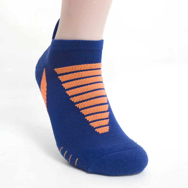 Для мужчин носки; новейший дизайн; повседневные носки-следки с коротким летние дышащие высокое качество Happy Цветной хлопковые носки мужские европейские размеры 39-44; Meias - Цвет: NavyBlue