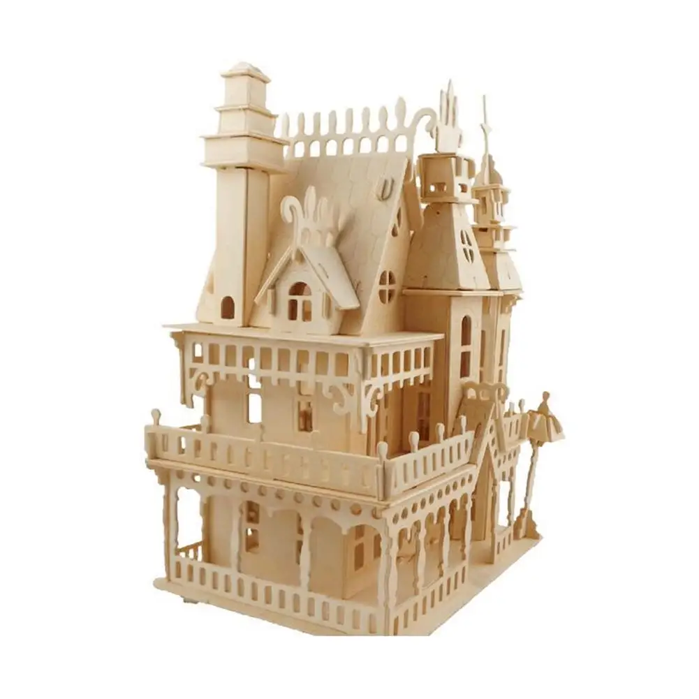 3D Puzzle Architecture Dream House Assembly Construction Toy Party Favor  Castle