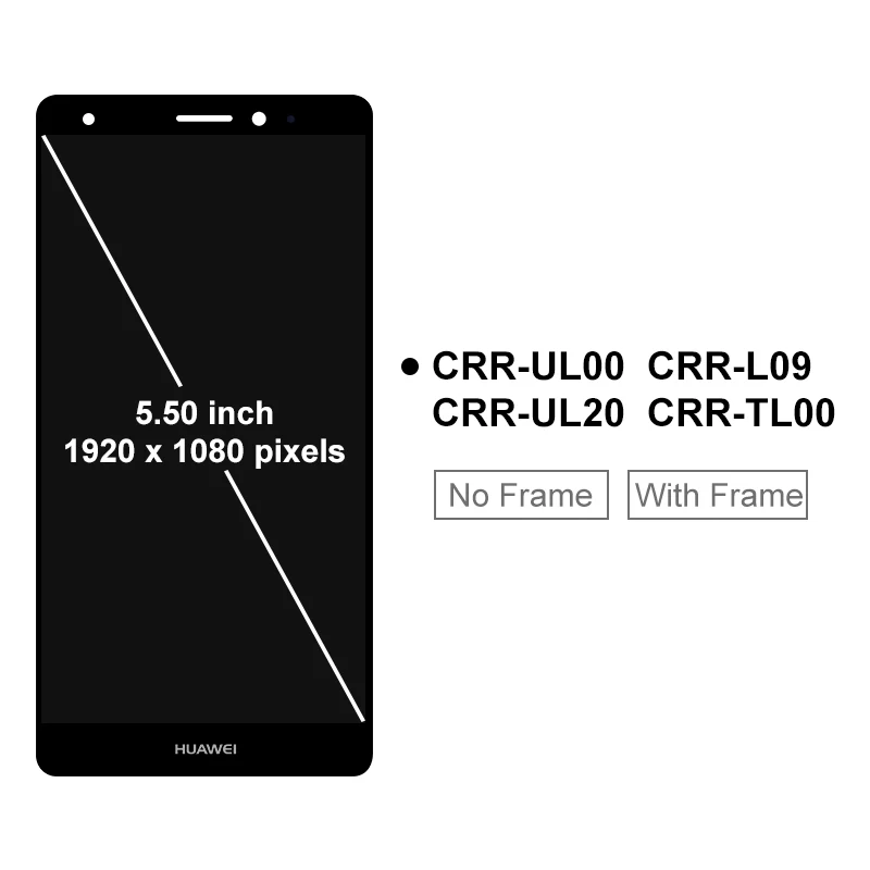 5 &quotдля Huawei Mate S дисплей CRR UL00 L09 UL20 ЖК сенсорный экран дигитайзер Замена частей MATE