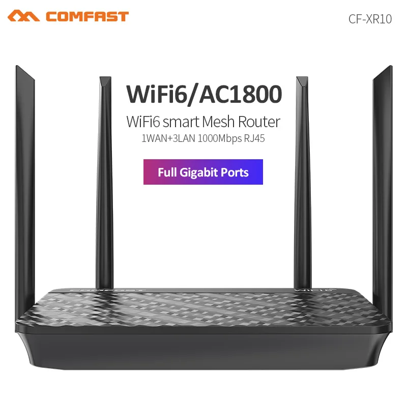 Интеллектуальный сетчатый маршрутизатор CF-XR10 WiFi6 двухдиапазонный гигабитный 2 4G