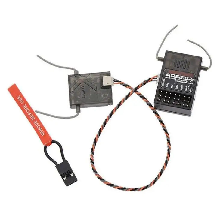 Spektrum AR6210 2.4GHz 6CH Receiver Support DSM2 DSMX W/ Extended Satellite for JR DX7s DX8 DX9 Dx18 Transmitter | Игрушки и хобби