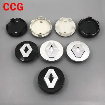 

4pcs 57mm 60mm Renault auto car Wheel Center Hub Caps Dust-proof Creative Badge covers for Koleo Logan Fluence Duster Megane 2/3
