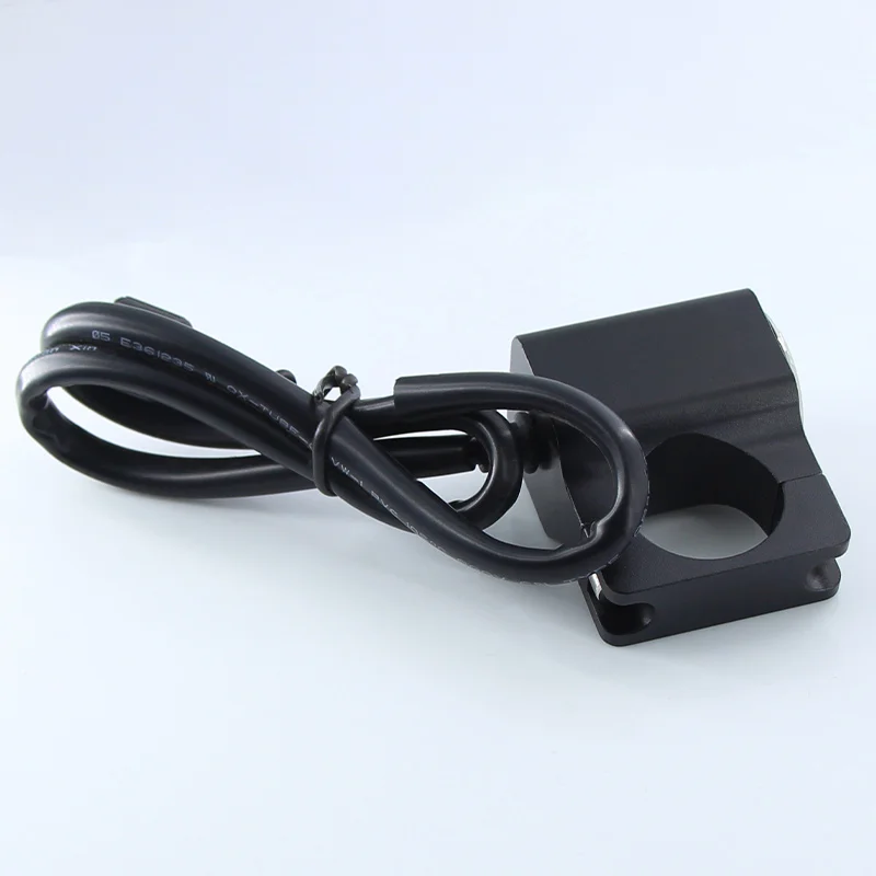 Motorcycle Switches Button Motorbike 22mm Handlebar Mount Headlight Hazard Brake Fog Light Power ON-OFF With Indicator Light