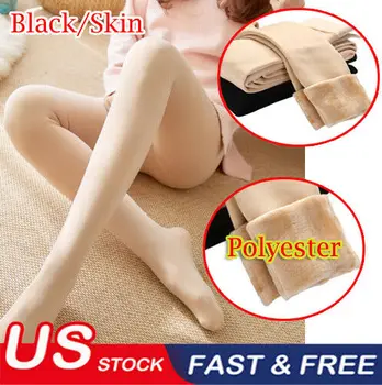 

Black Imitation skin Women Tights Winter Pantyhose Transparent Elastic Sexy Tights Warm Thick Pantyhose for Girls Stockings
