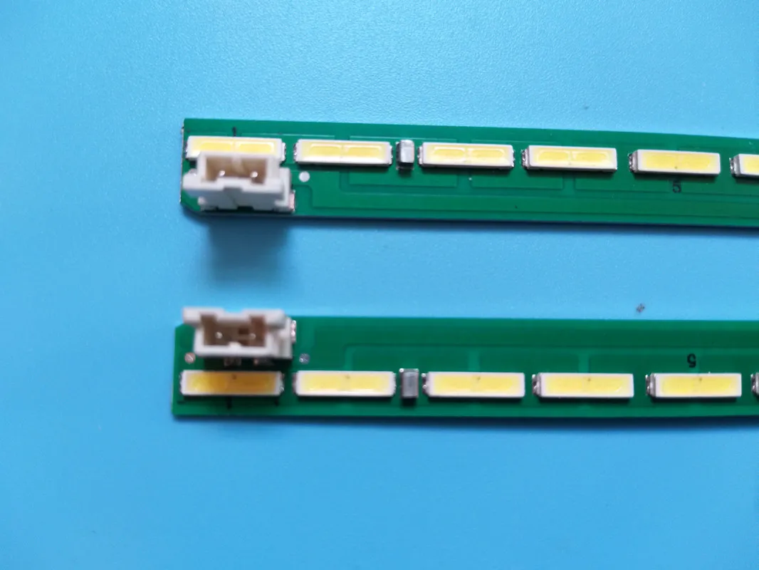 

New 5-set = 10 pces 60led 602mm background light strip led to lg 55uf6450 5uh6150 5uf6430 6916l2318a 6916l2319a 6922l-0159a lc55