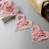 1 Yard Pink 3D Heart Cotton Flower Lace Trim Embroidered Lace Ribbon Handmade Wedding Dress Patchwork Sewing Supplies Craft ► Photo 2/6