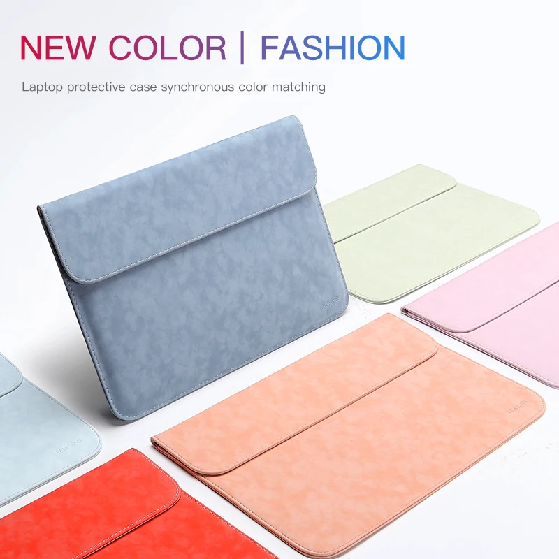 Laptop Case Sleeve Bolsa para Macbook Air m1 Pro 133 14 16 Xiaomi Lenovo 156 Capa Dell Huawei Matebook 15 Shell - Imagem 6