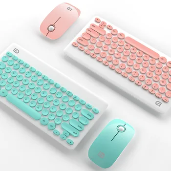 

Fuld Ik6620 Laptop Wireless Keyboard and Mouse Set Mini Mute Office Typing Portable Peripherals