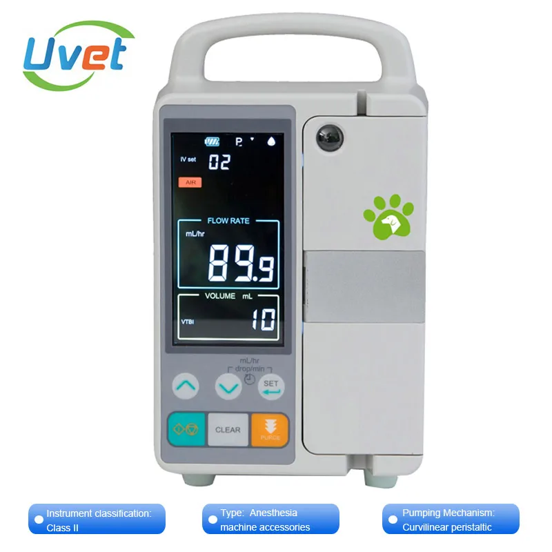 

Uvet Veterinary pump fully automatic Portable Full-featured pump operatesin two modes for Pet Hospital
