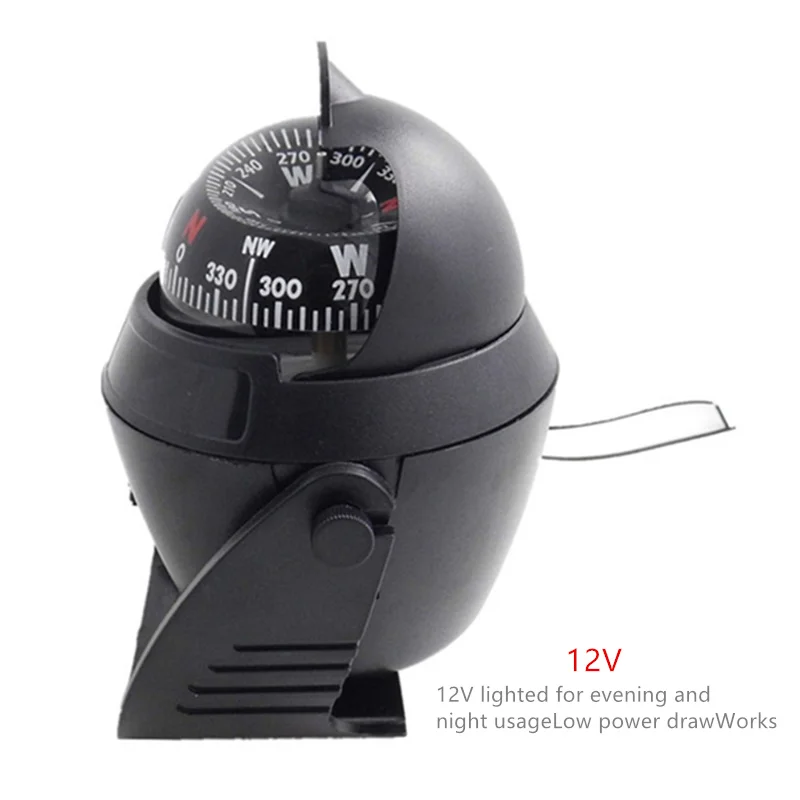 JayCreer 12V Boat Marine Compass For Evening Night Many Different Applications
