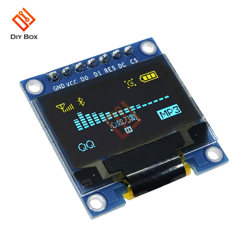 OLED дисплей 0 96 дюйма I2C IIC SPI 128x64 STM32 CSR SSD1306 12864 плата с ЖК экраном GND VCC SCL SDA 7Pin DC 3 5V для