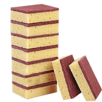 

10PCS Cleaning Sponge Fashion Rust Removal Emery Grinding Dish Sponge Pot Sponge
