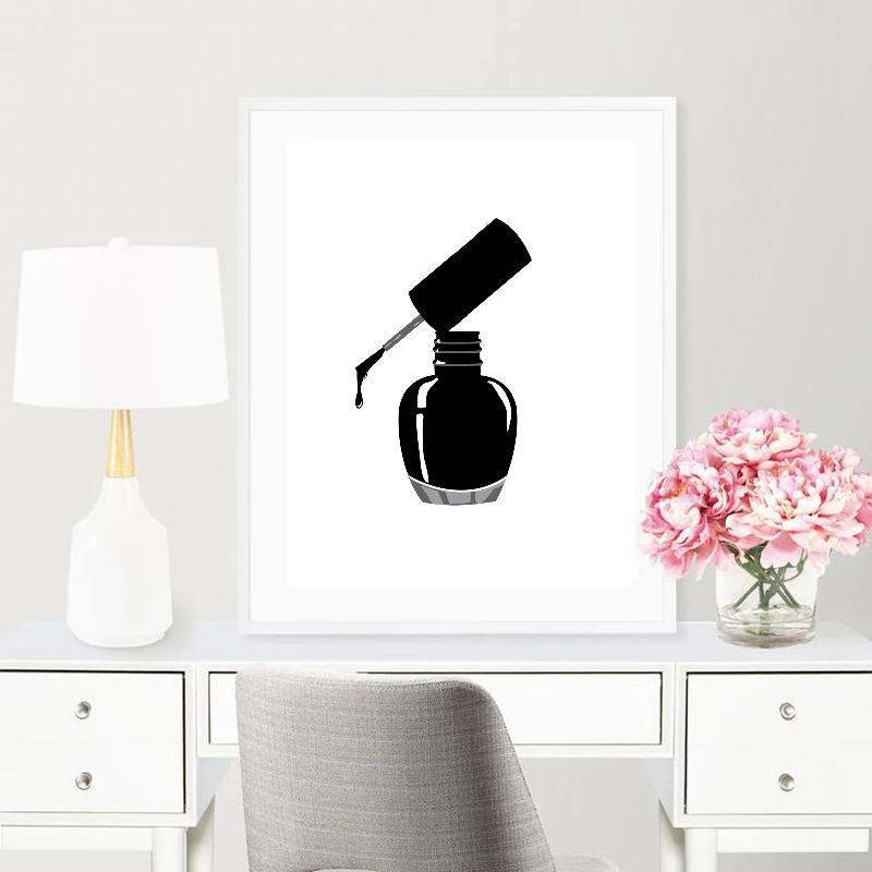 Nail Salon Quotes Canvas Art  Print Beauty Salon Wall Decoration