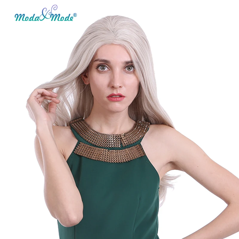 Moda& Mode блонд парик фронта шнурка 3" s серая волна синтетический парик фронта шнурка Жаростойкие волосы для женщин парики на каждый день