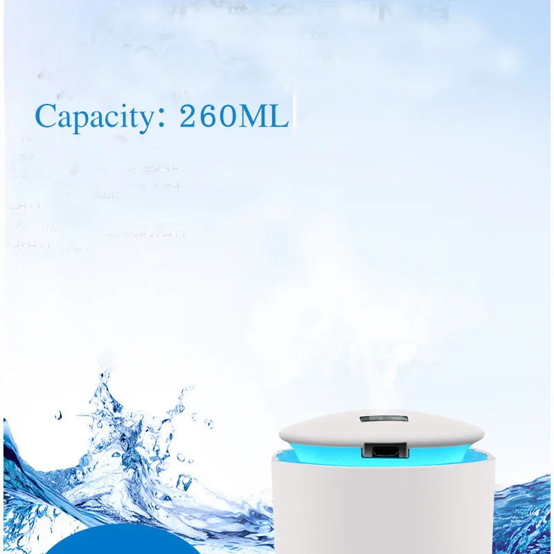 Мини увлажнитель воздуха для дома USB бутылка Арома диффузор светодиодный