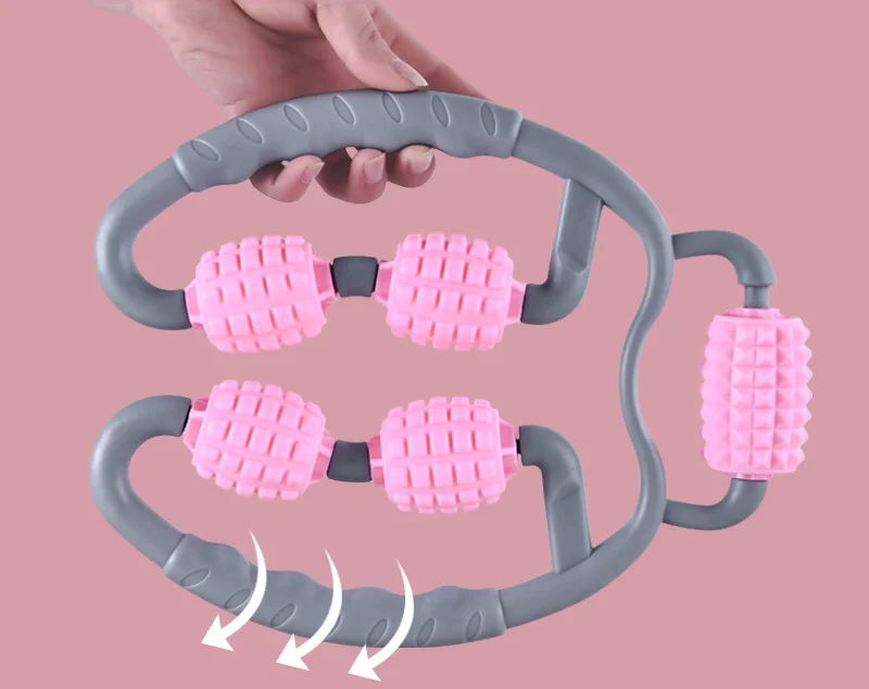 Ring Clip Leg Muscle Massager Foam Roller Muscle For Fitness Gym Yoga Pilates Sports Relaxation Calf Body Shaping Equipment (2)