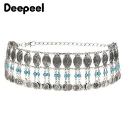 Deepeel 1pc 8.7cm*69cm Ethnic Style Women Waist Chain Fashion Cummerbunds Female Corset Belt Decorative Body Sexy Chains CB601