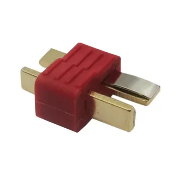 

10 pcs New T-Plug Non-slip Connector Male Deans For Deans RC Lipo Battery Helicopter 100A Gold plated Deans