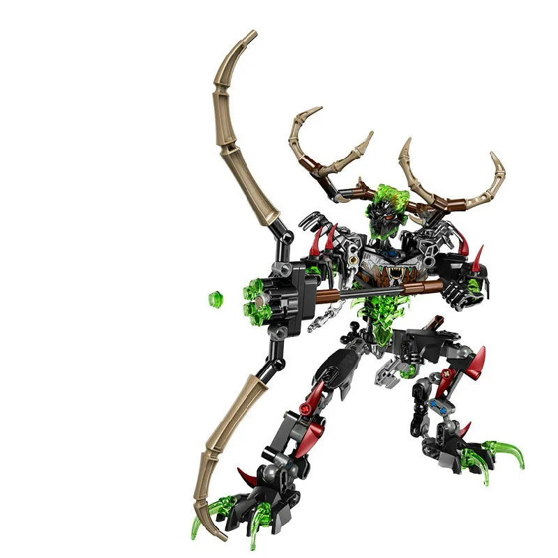 XSZ 611 3 Биохимический воин BionicleMask светильник Umarak Hunter Строительный блок совместим с