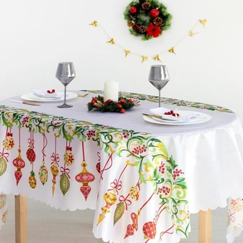 

Tablecloth Dolyan "New Year decorations" 145 × 260 cm, polyester 100%
