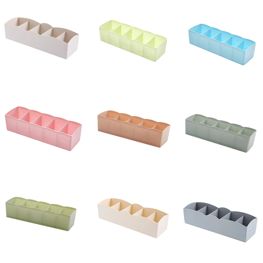 Пластиковый органайзер галстук бюстгальтер носки ящик для косметики контейнер многоцелевой разделитель коробки для хранения
