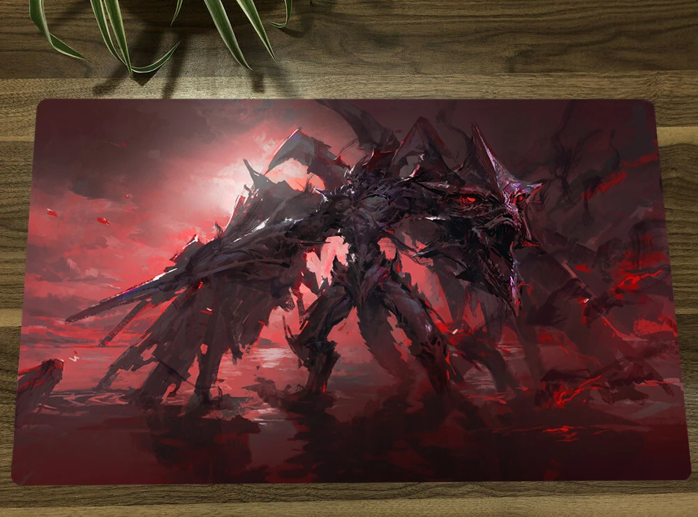 Yugioh Destiny Hero Plasma Tcg Mat Trading Card Game Mat Ccg Playmat Anti Slip Rubber Mouse Pad Play Mat 60x35cm Bag Mouse Pads Aliexpress
