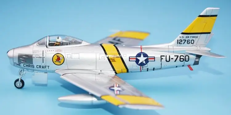 Хобби мастер F-86E Sabre FU-760, летающий Charles Chick Cleveland 4th Fighter Wing Корейская война 1/72 литье под давлением модель самолета