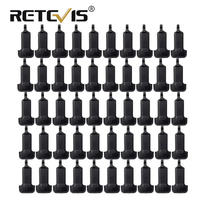 Walkie Talkie Зажим для ремня 50 шт. Retevis RT22 WLN KD C1 двухстороннее радио аксессуары