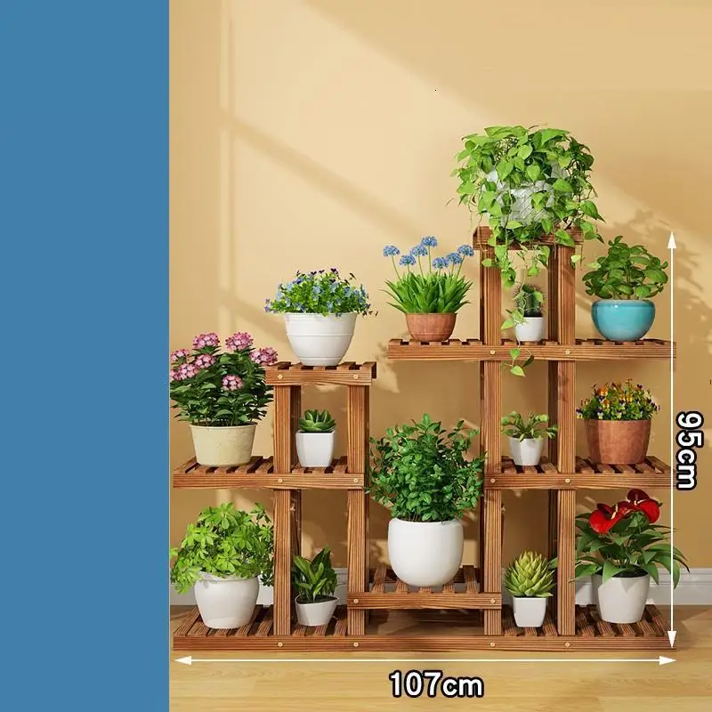 Number 13 Для строительных лесов Porta Piante Estanteria Plantas Etagere Pour Plante Balkon Stojak Na Kwiaty балкон открытый полка цветок стенд - Цвет: Number 13