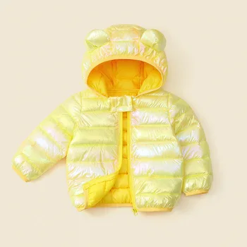 

Colorful Candy-colored Children's Outerwear 0-5 Years Old Winter Warm Hooded Baby Kids Clothes Boys and Girls Down Parkas Coat
