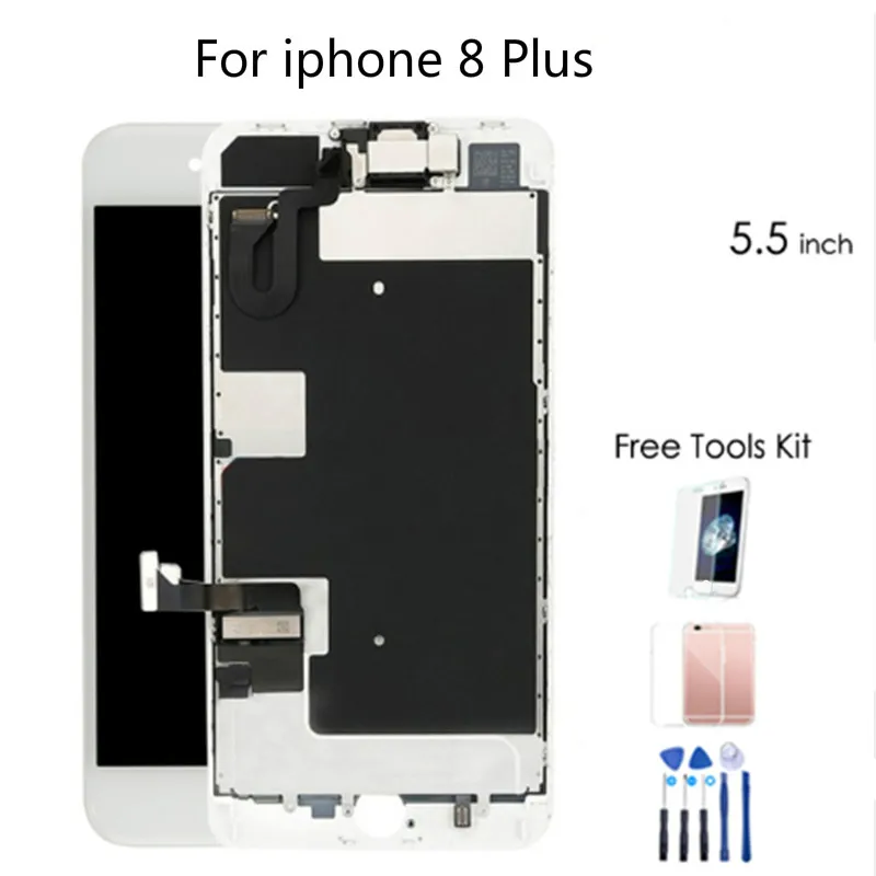 

Top qualityLCD For iphone 8p Display 3D Touch Screen Digitizer Replacement Full Assembly For IPhone 8 Plus Lcd With Gift