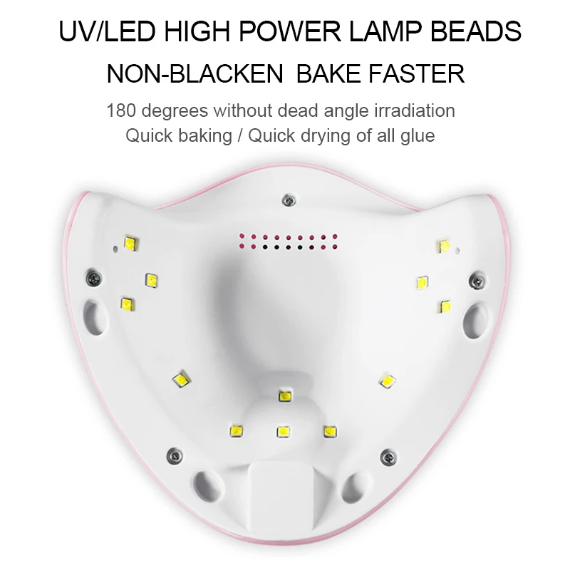Arte Clavo 12W UV LED Lamp Nail Art Dryer Manicure Tool Equipment Quickly Dry Curing Gel Nail Polish Star 1 Gel Lacquer Varnish 3