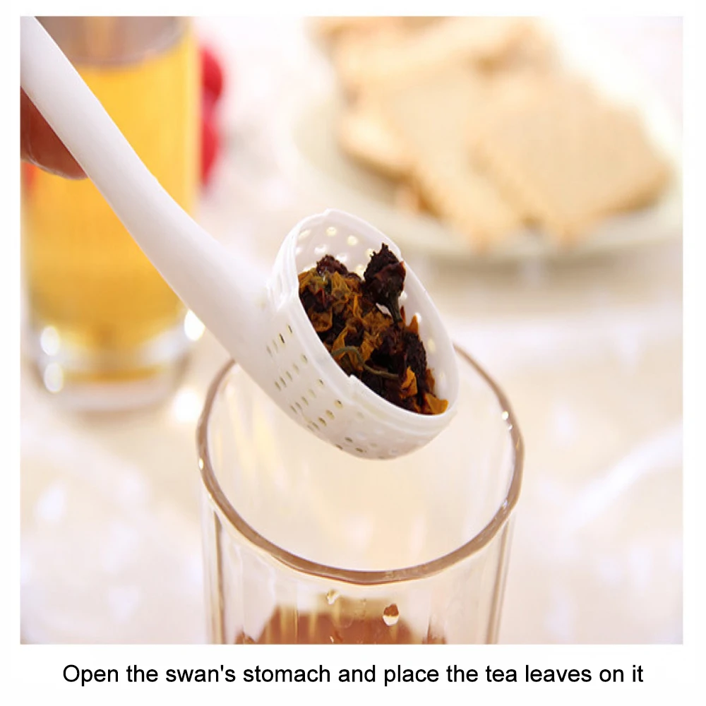 Creative Home Tea Filter Swan Animal Tea Infuser Tea Strainer Nontoxic Materia купить в OCHA.RU