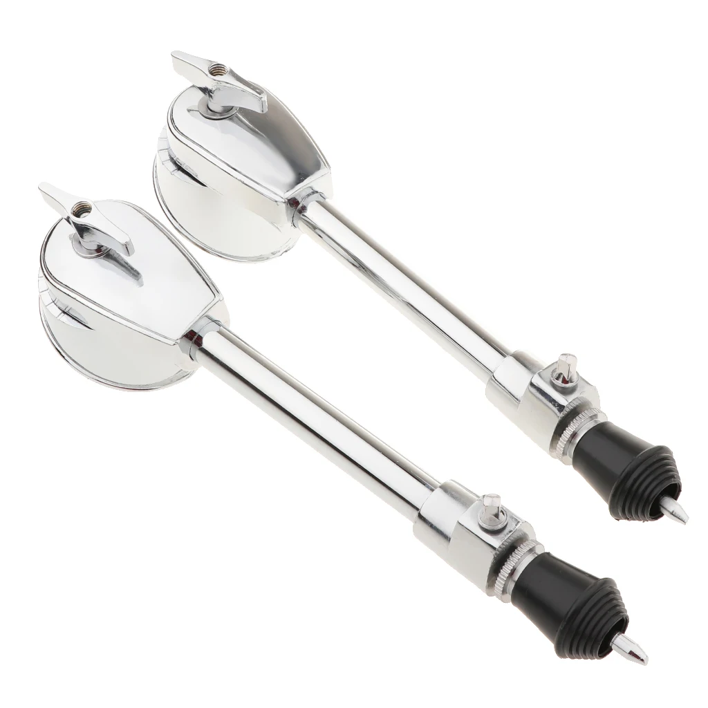 

2Pieces Metal Chrome Percussion Stand Mount For Musical Instrument Parts