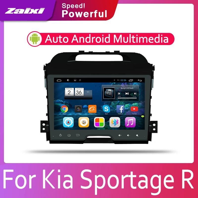 9 HD 1080P ips ЖК-экран Android 8 ядерный для Kia Sportage R 2010 2011 2012 2013 Автомагнитола AUX USB gps Navi мультимедиа
