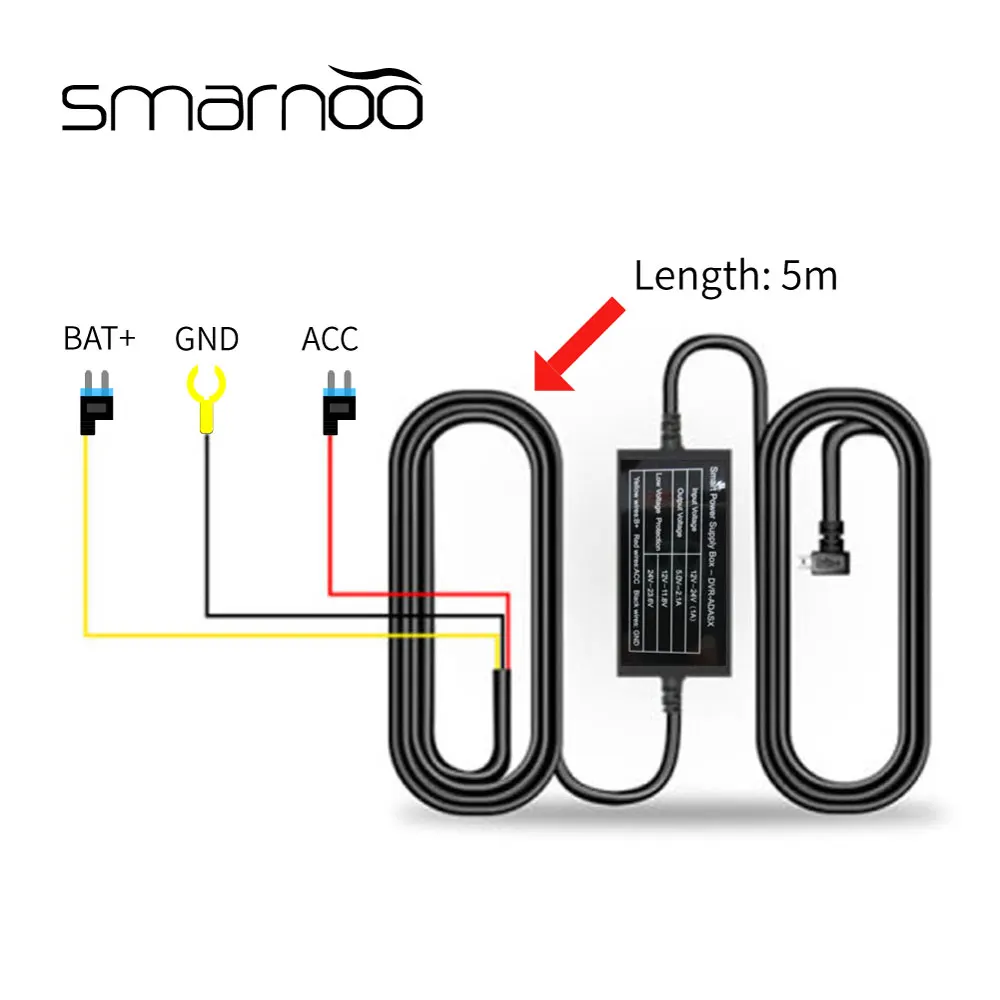 5 0 м 12v-24v5m до 5v 2.5A мини зарядных порта USB для автомобиля тире Камера Зарядное