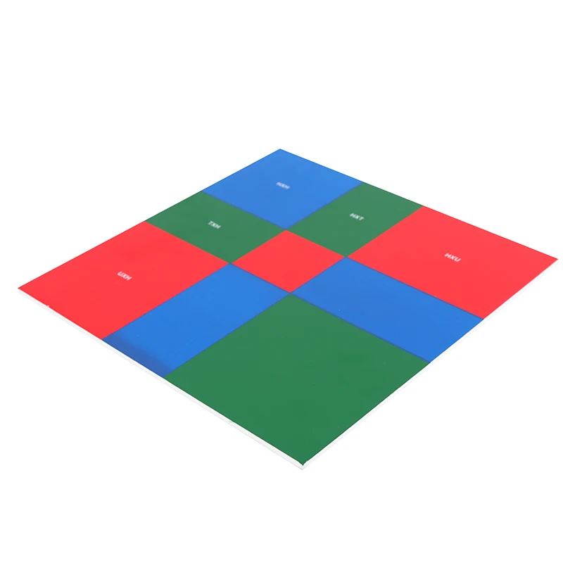 Montessori Patterns of Square Root Mathematical Materials for Primary Elementary Classroom Educational Equipment Math Activities