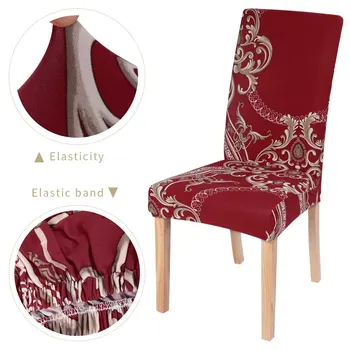 

1/2/4pcs Stretch Chair Cover Spandex Removable Seat Cover for Office Dining Room Weddings Party Banquet Universal Size^