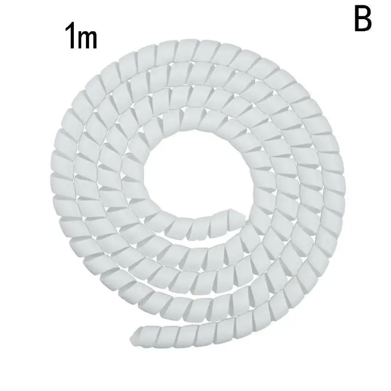 Устройство для сматывания кабеля протектор линии органайзер для Xiaomi M365 защита труб спиральная обмотка скутор E-bike обмотка кабеля защита провода - Цвет: B