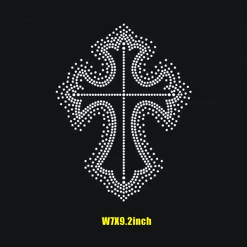 

spray cross rhinestone transfer hot fix rhinestone motif
