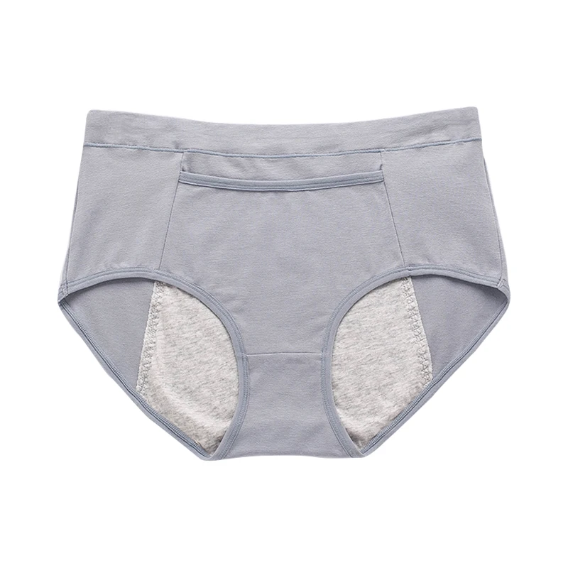 Women's underwear leakage-proof absorbent menstrual pants women's underwear set cotton briefs waist warm 2021 women's underwear ladies panties