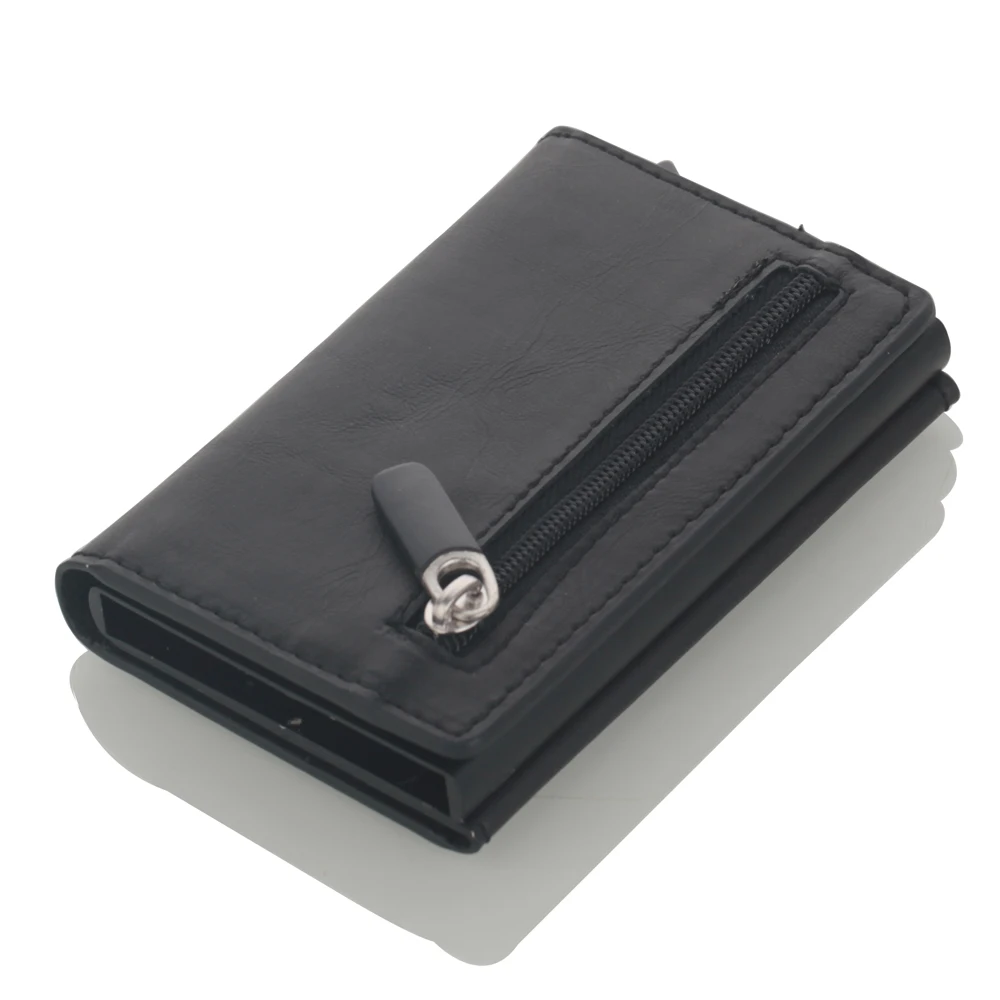 Credit Card Holder Aluminum Box Card Wallet RFID PU Leather Pop Up Case Magnet Carbon Fiber Coin Purse wallet card holder,credit card wallet,leather wallet,credit card holder,coin purse wallet,card holder,card wallet,coin purse,wallet card bag