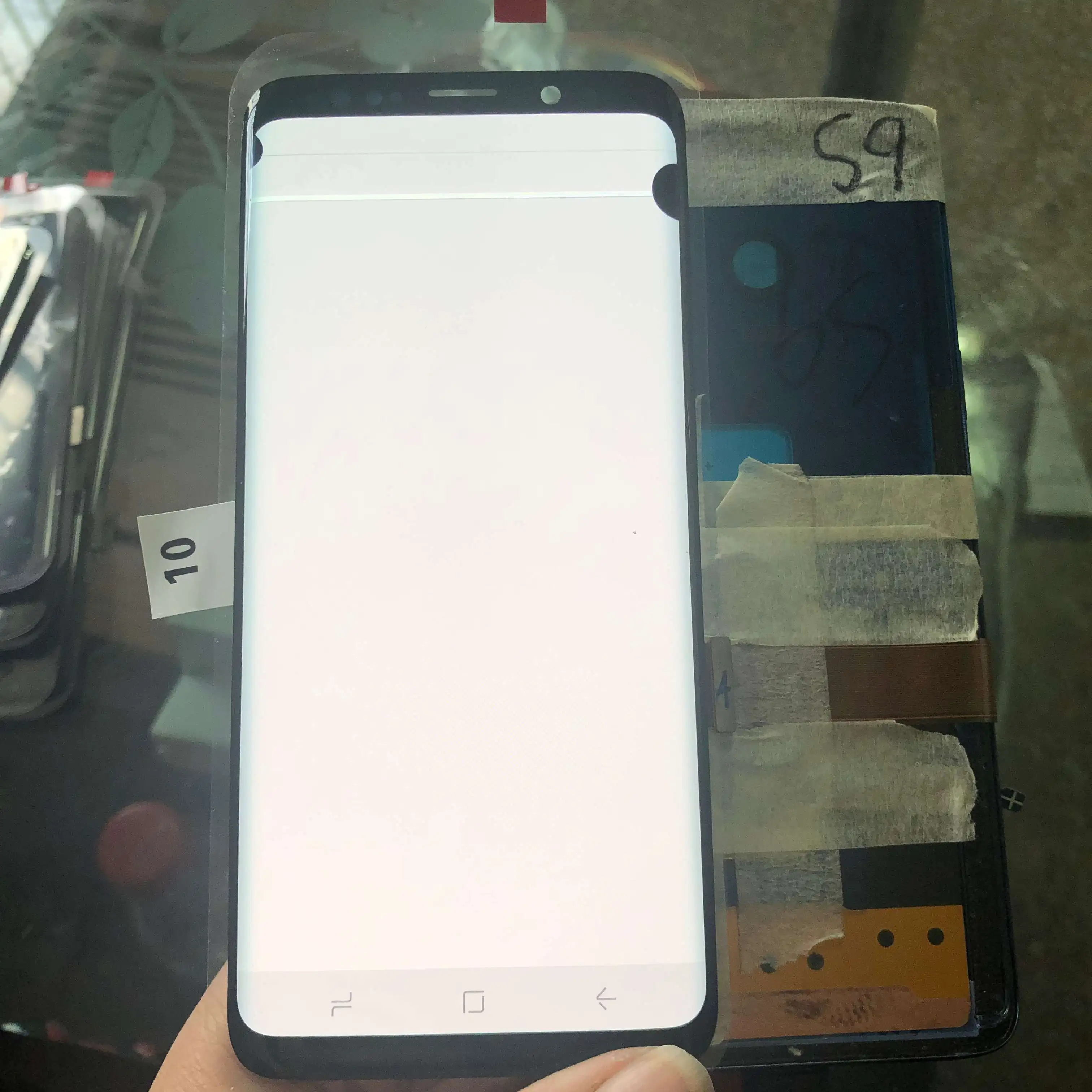 5 8 &quotс горизонтальной линией оригинальный Amoled lcd для Samsung Galaxy s9 G960 G960F ЖК-дисплей +