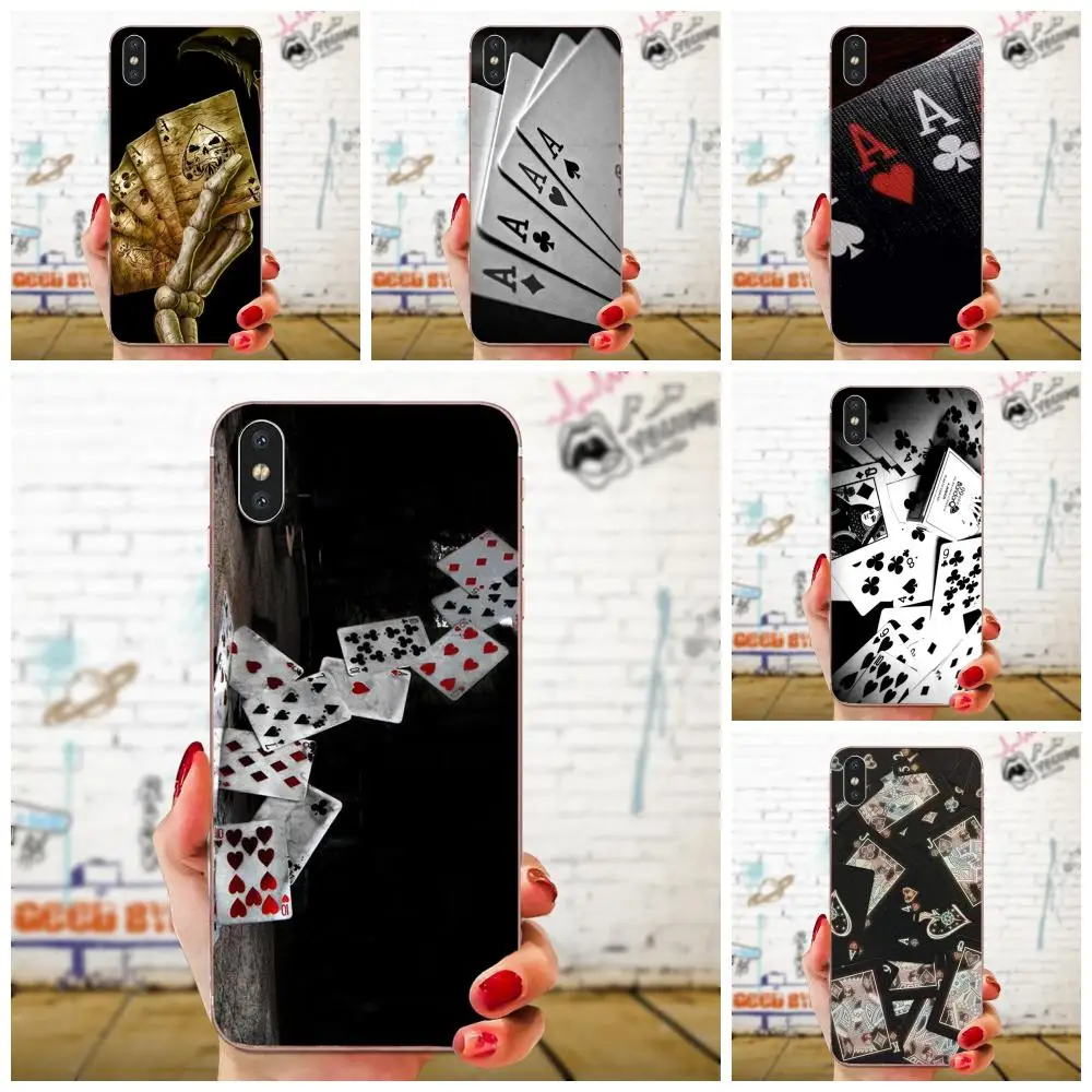 Новые чехлы для телефона с картами игры в покер чехол Samsung Galaxy A51 A71 A81 A90 5G A91 A01 S11 S11E