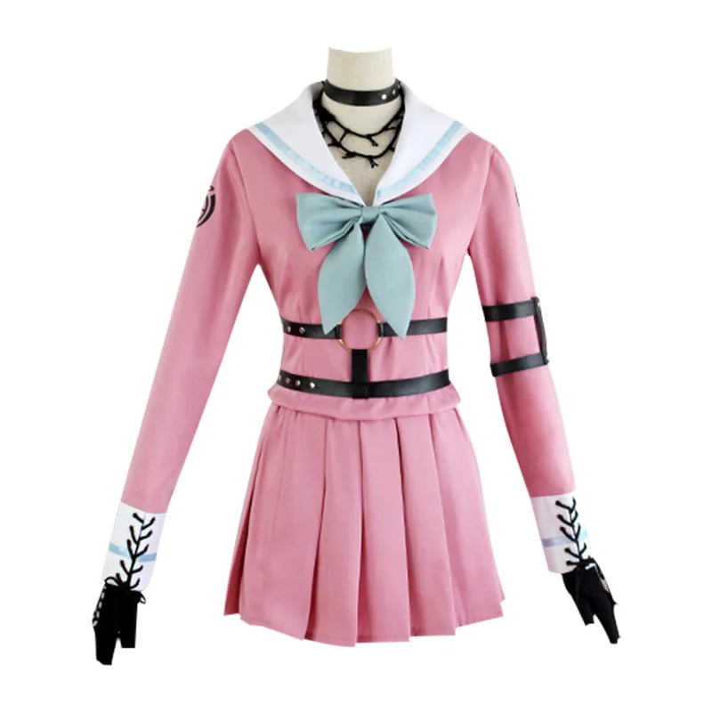 

Deluxe Miu Iruma Cosplay Game Danganronpa Character Uniform Halloween Costume for Women
