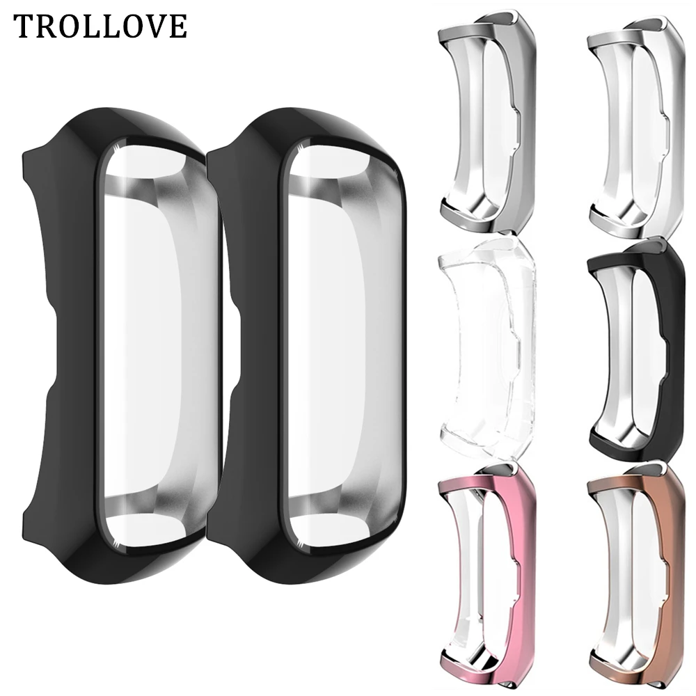 

Screen Protector Case for Samsung Gear Fit E Soft TPU All-Around Ultra Thin Clear Cover for Gear Fit e FitE Protective Shell