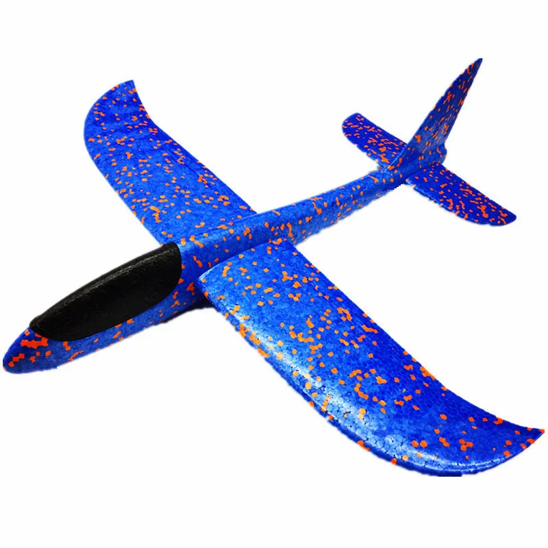 Пена метательный планер самолет инерционный самолет игрушка ручной запуск модель самолета летающие игрушки для детей забавные вечерние игрушки самолет - Color: Red