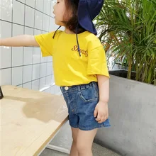 Детские летние шорты, новые летние товары для мужчин и женщин, детские джинсовые шорты, популярные штаны