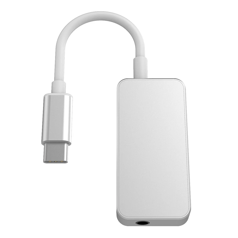 3 in 1 Type C Headphone Adapter USB C Splitter Jack AUX o Charging Converter for Phone Tablet Laptop
